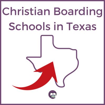 Map of Christian Boarding Schools in Texas