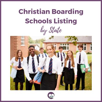 Christian Boarding Schools listed by state